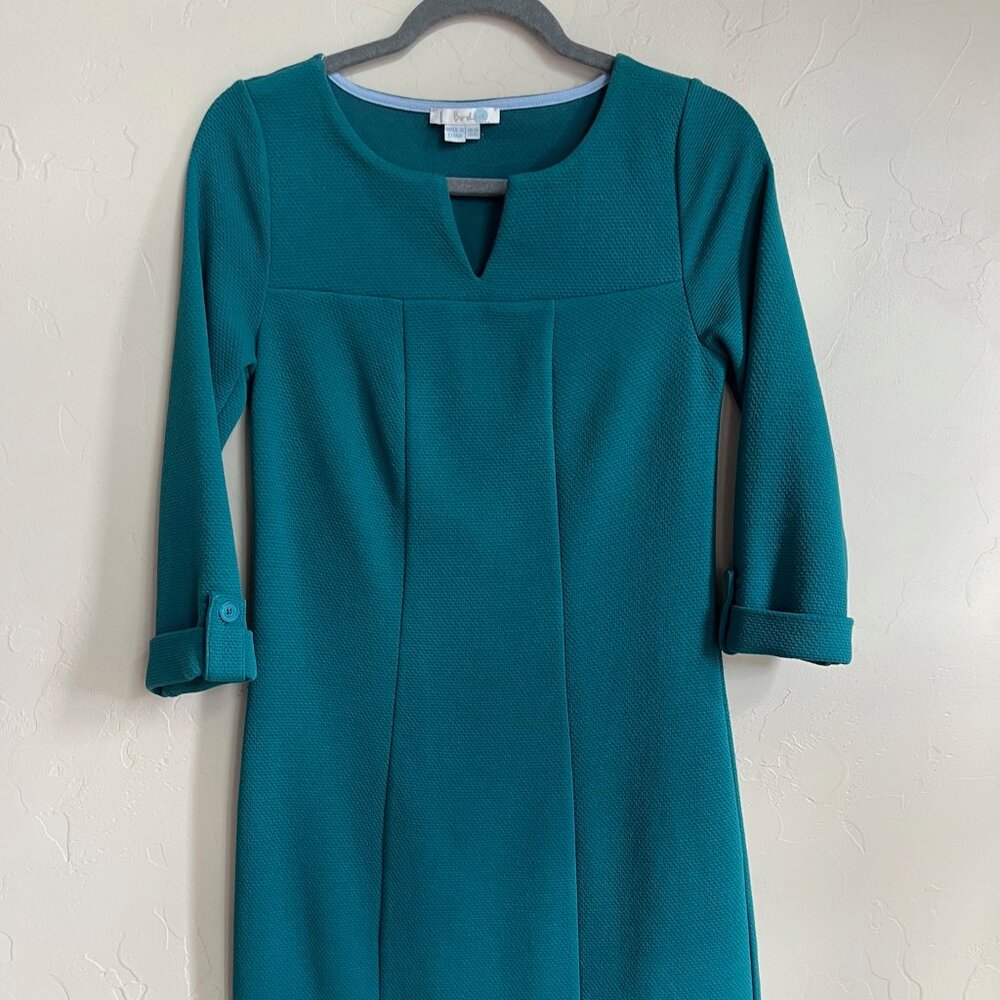 Boden Teal Ponte Dress